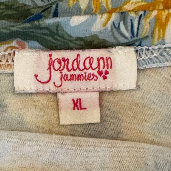 NWOT Jordann Jammies Sunflower Pajamas Lounge Set Size XL - Picture 6 of 10